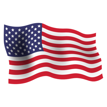 American Wavy Flag Clipart png