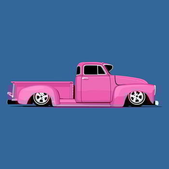 Classic Trucks in vector illustration