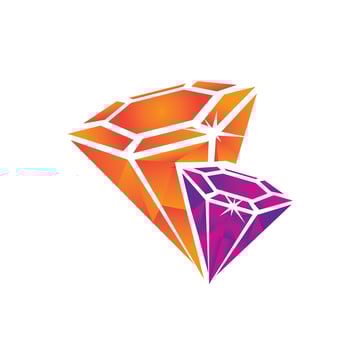 Diamonds logo jewellery clip art design vector