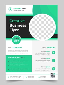 Corporate business flyer template design. digital marketing agency flyer, business marketing flyer. grow your business digital marketing new flyer. digital marketing flyer vector