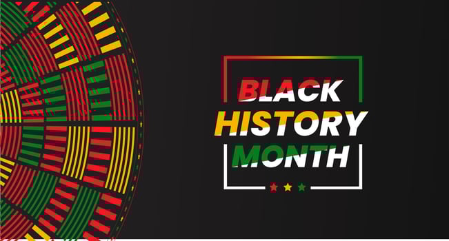black history month background. African American History or Black History Month. Celebrated annually in February in the USA and Canada. black history month 2022 vector