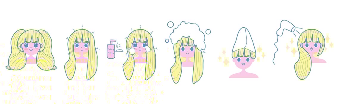 Cute vector characters. Vector cartoon illustration.