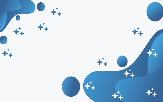 vector illustration of blue abstract fluid gradation for background