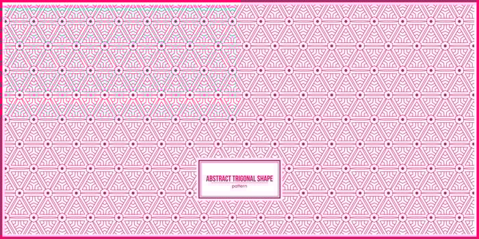 beautiful pink abstract trigonal pattern vector