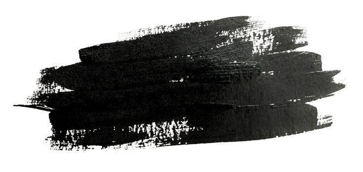 Black Brush Stroke cut out png