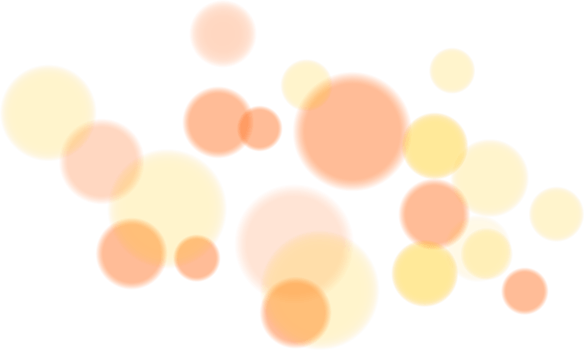 Colorful transparent bokeh lights png