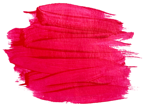 Red Brush Stroke cut out png