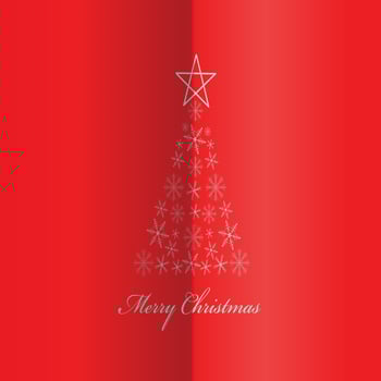 Merry Christmas greeting card, banner, poster. Vintage Background With Typography and Elements vector