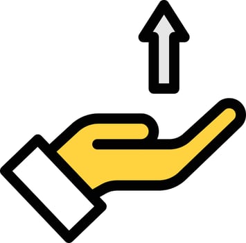 increase vector illustration on a background.Premium quality symbols. vector icons for concept and graphic design.