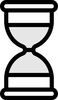 sandglass vector illustration on a background.Premium quality symbols. vector icons for concept and graphic design.