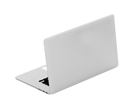Modern laptop  isolated on white background with clipping path. 3D Illustration. png