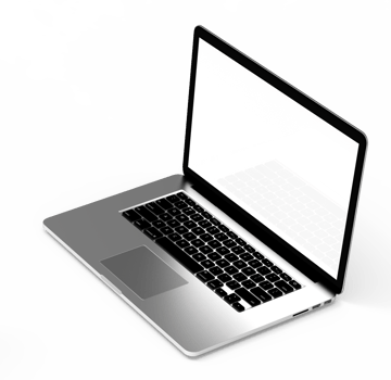 Modern laptop. 3D Illustration. png