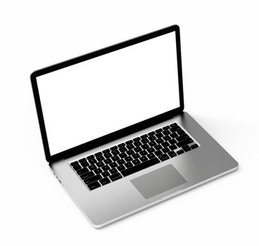 Modern laptop. 3D Illustration. png