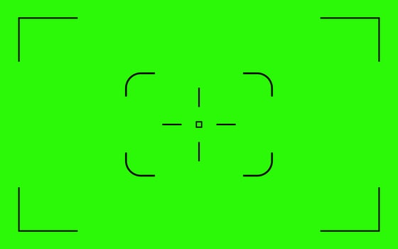 Green colored chroma key vector background screen