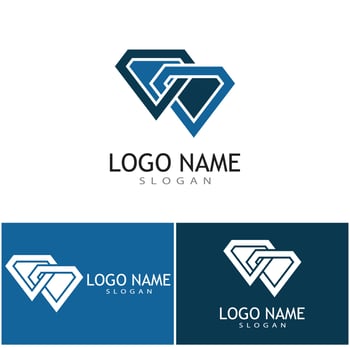 Diamond Logo Template vector icon illustration design