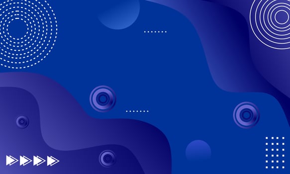 banner design with dynamic and trendy geometric background. banner for digital, website vector