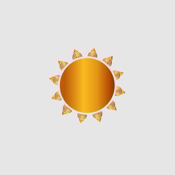 luxury golden mandala design background inlaid in white background vector