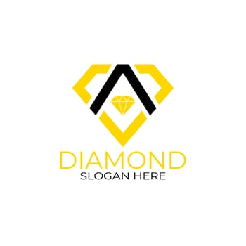 Letter A Diamond Logo Design. Design Concept, Logos, Logogram, Logotype Diamond Template vector