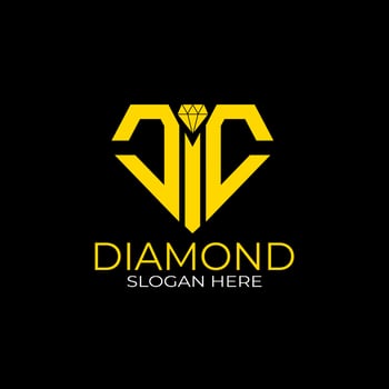 Letter C Diamond Logo Design. Design Concept, Logos, Logogram, Logotype Diamond Template vector