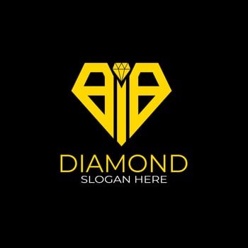 Letter B Diamond Logo Design. Design Concept, Logos, Logogram, Logotype Diamond Template vector