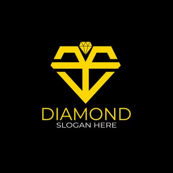 Letter E Diamond Logo Design. Design Concept, Logos, Logogram, Logotype Diamond Template vector