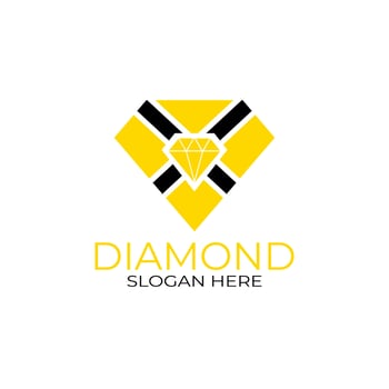Letter X Diamond Logo Design. Design Concept, Logos, Logogram, Logotype Diamond Template vector