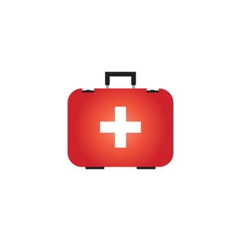 First aid icon on white background vector