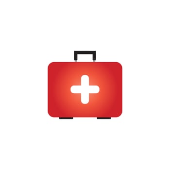 First aid icon on white background vector