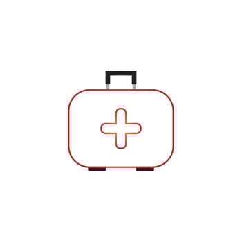 First aid icon on white background vector