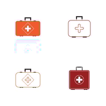 First aid icon on white background vector