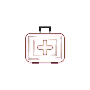 First aid icon on white background vector