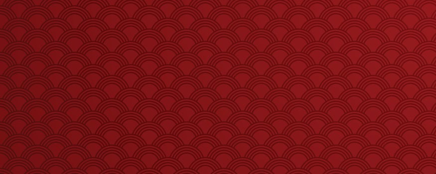 Abstract background with oriental red pattern vector