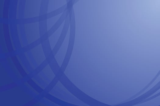 Blue curve background with overlay design vector