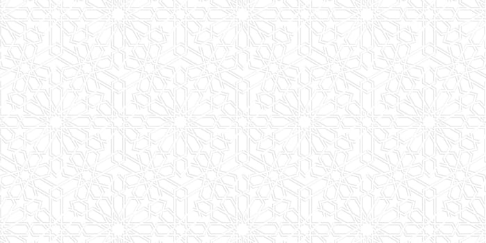 White Ornament Islamic Pattern Background vector
