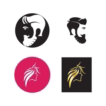 style haircut icon illustration vector