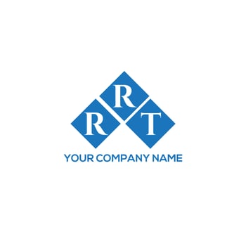 RRT letter logo design on white background. RRT creative initials letter logo concept. RRT letter design. vector