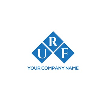 URF creative initials letter logo concept. URF letter design.URF letter logo design on white background. URF creative initials letter logo concept. URF letter design. vector
