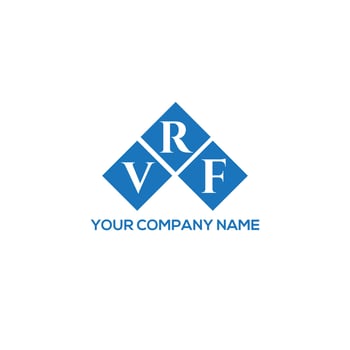 VRF letter logo design on white background. VRF creative initials letter logo concept. VRF letter design. vector