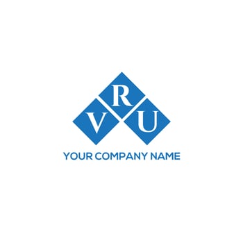 . VRU creative initials letter logo concept. VRU letter design.VRU letter logo design on white background. VRU creative initials letter logo concept. VRU letter design. vector