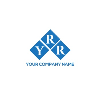 YRR creative initials letter logo concept. YRR letter design.YRR letter logo design on white background. YRR creative initials letter logo concept. YRR letter design. vector
