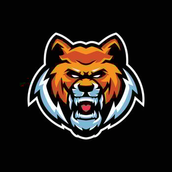 Tiger Mascot Logo Templates vector