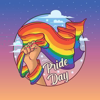 Pride Month Festival Concept vector
