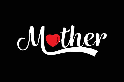 Mother typography lettering t shirt design vector