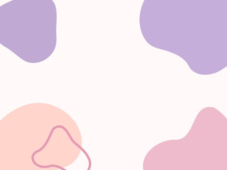 Minimalist Pastel Color Blob Aesthetic Background Wallpaper Template Poster vector