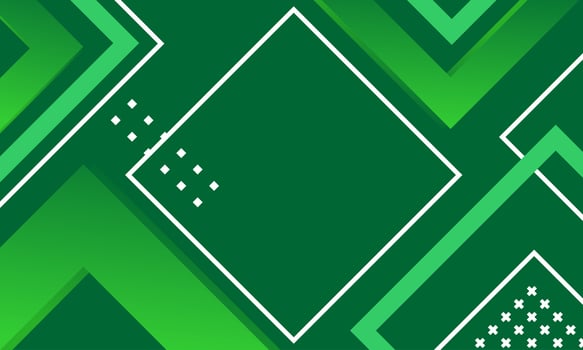dynamic geometric styled green gradient abstract background. used for poster, banner, flyer design vector