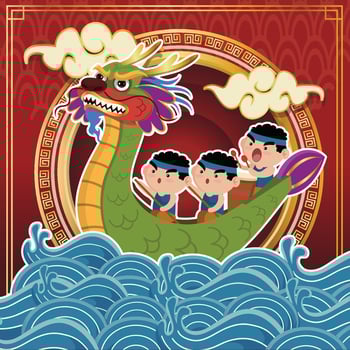 Dragon Boat Festival vector