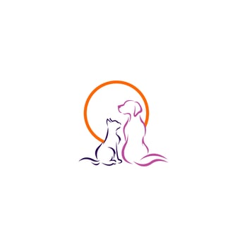 iilustration logo dog vector