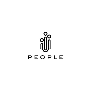 People logo icon design template vector