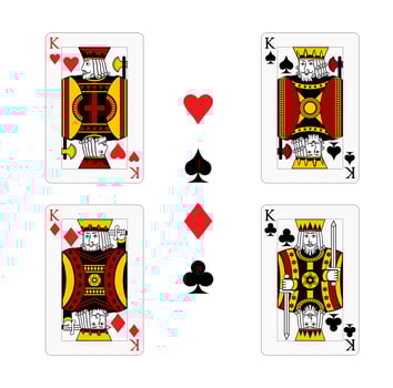 King card Suit diamond design illustration vector