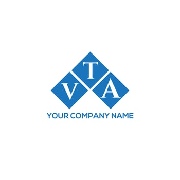 VTA creative initials letter logo concept. VTA letter design.VTA letter logo design on white background. VTA creative initials letter logo concept. VTA letter design. vector